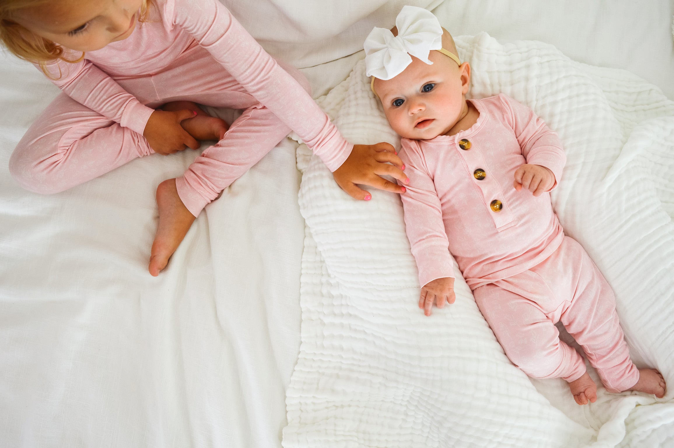 Lennon Bubblegum Two Piece Button Down Set