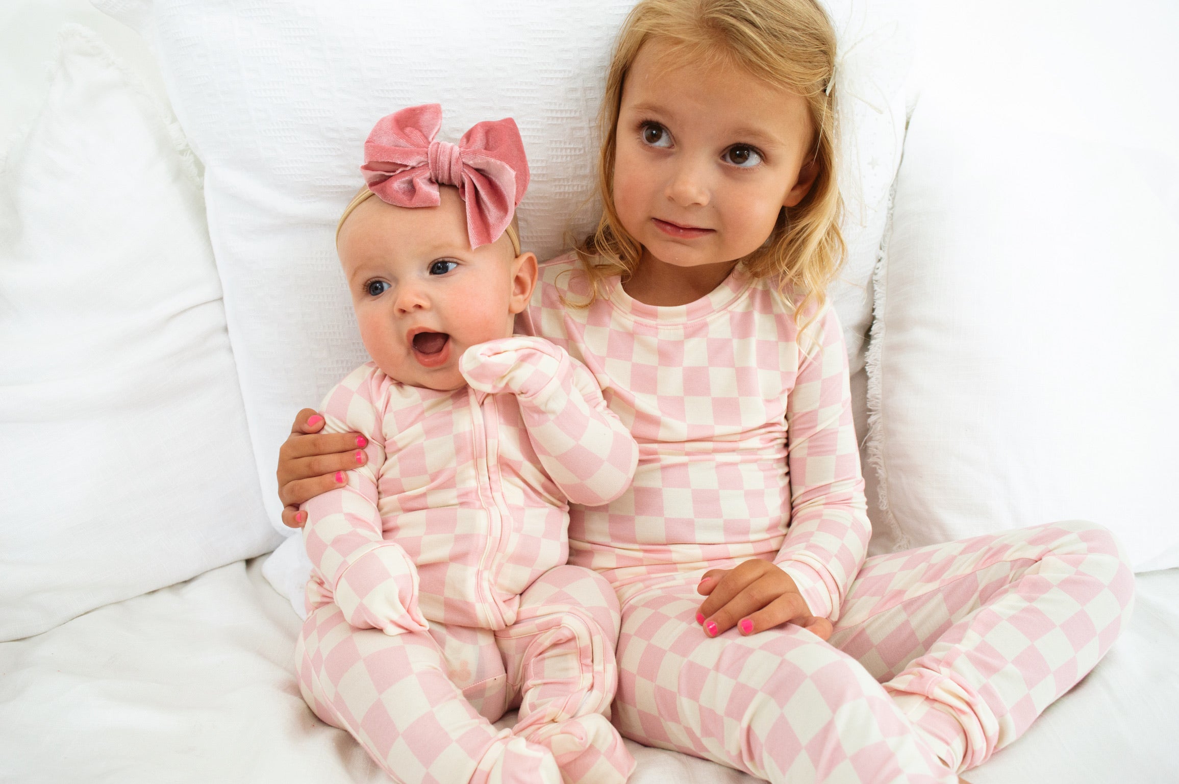 Madden Bubblegum Bamboo Zip Onesie