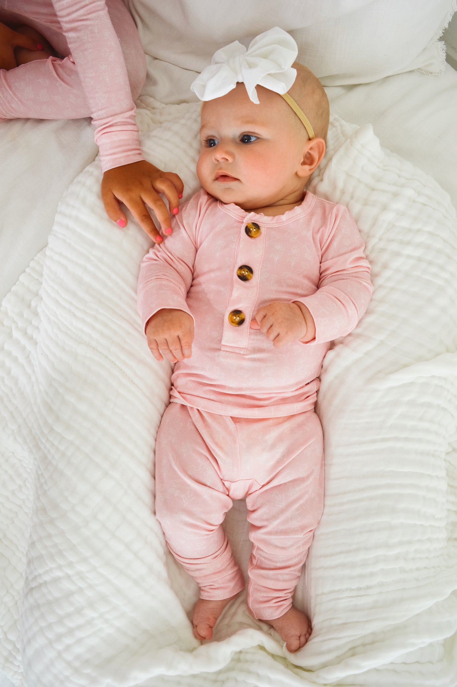 Lennon Bubblegum Two Piece Button Down Set