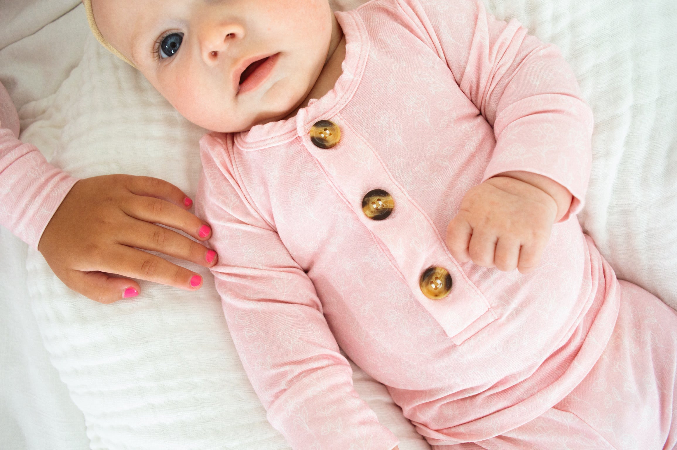 Lennon Bubblegum Two Piece Button Down Set