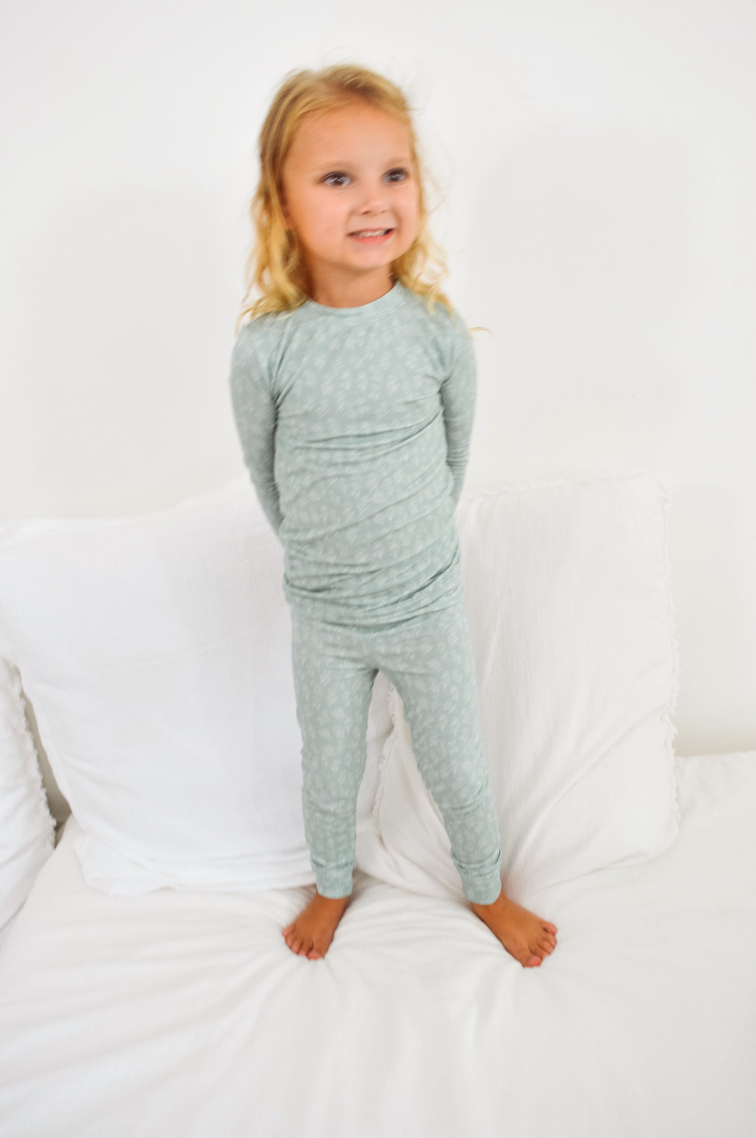 Lennon Jade Long Sleeve and Pants Pajama Set