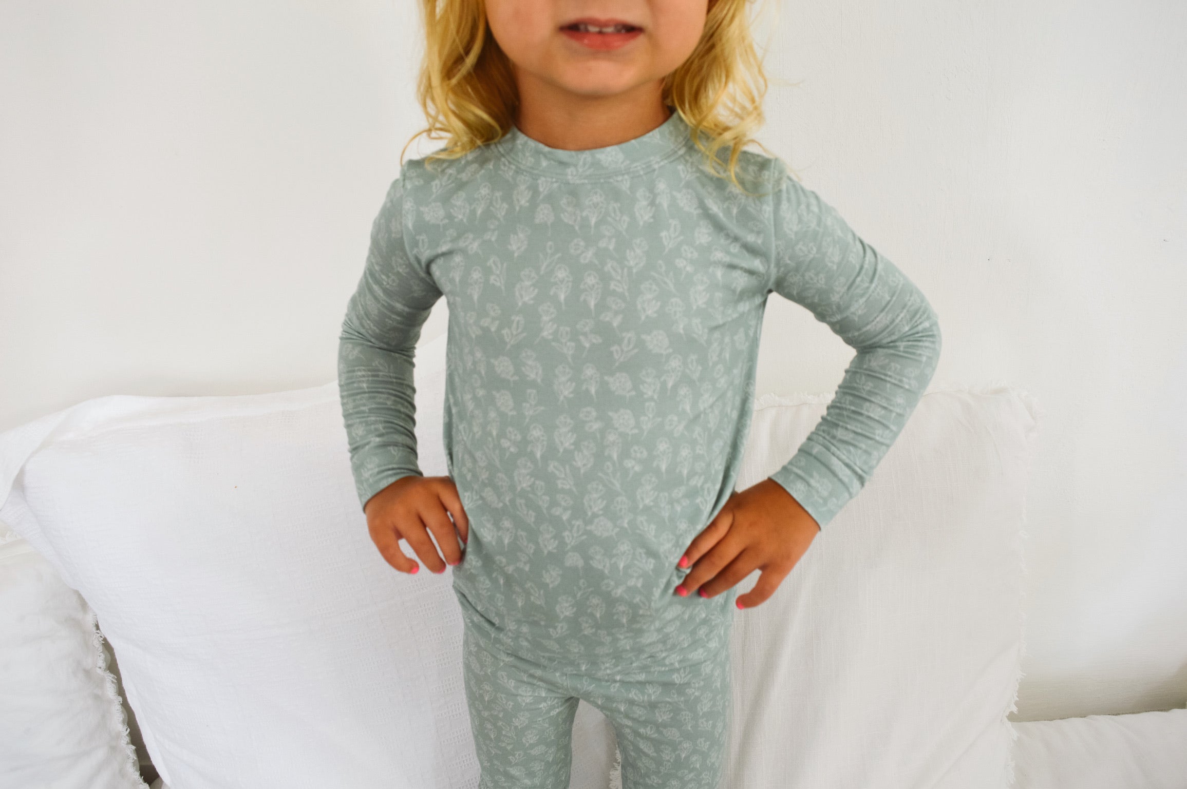 Lennon Jade Long Sleeve and Pants Pajama Set