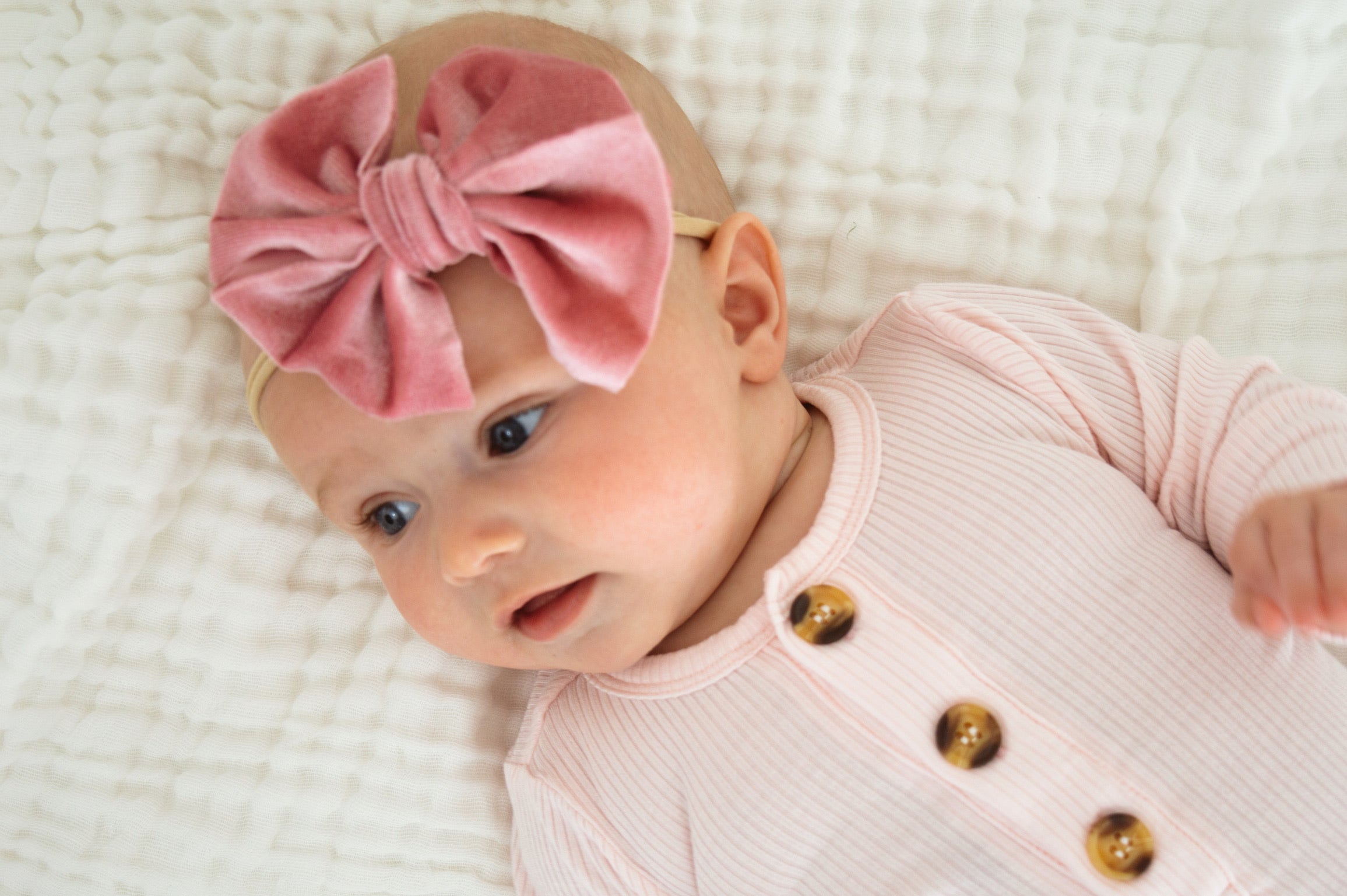Ribbed Bubblegum Two Piece Button Down Set