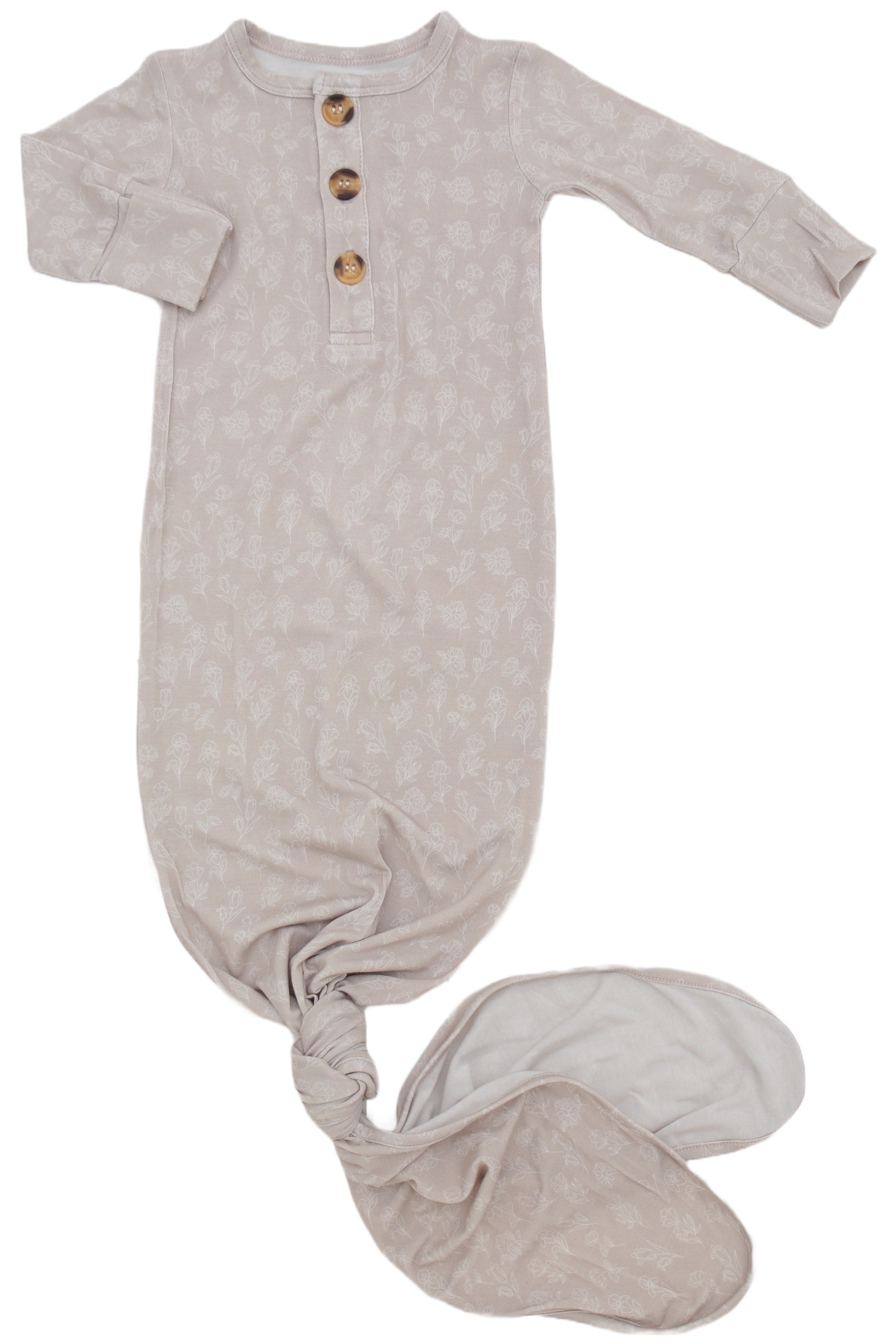 Lennon Desert Welcome Baby Bundle Set: Blanket, Headband, Knotted Gown