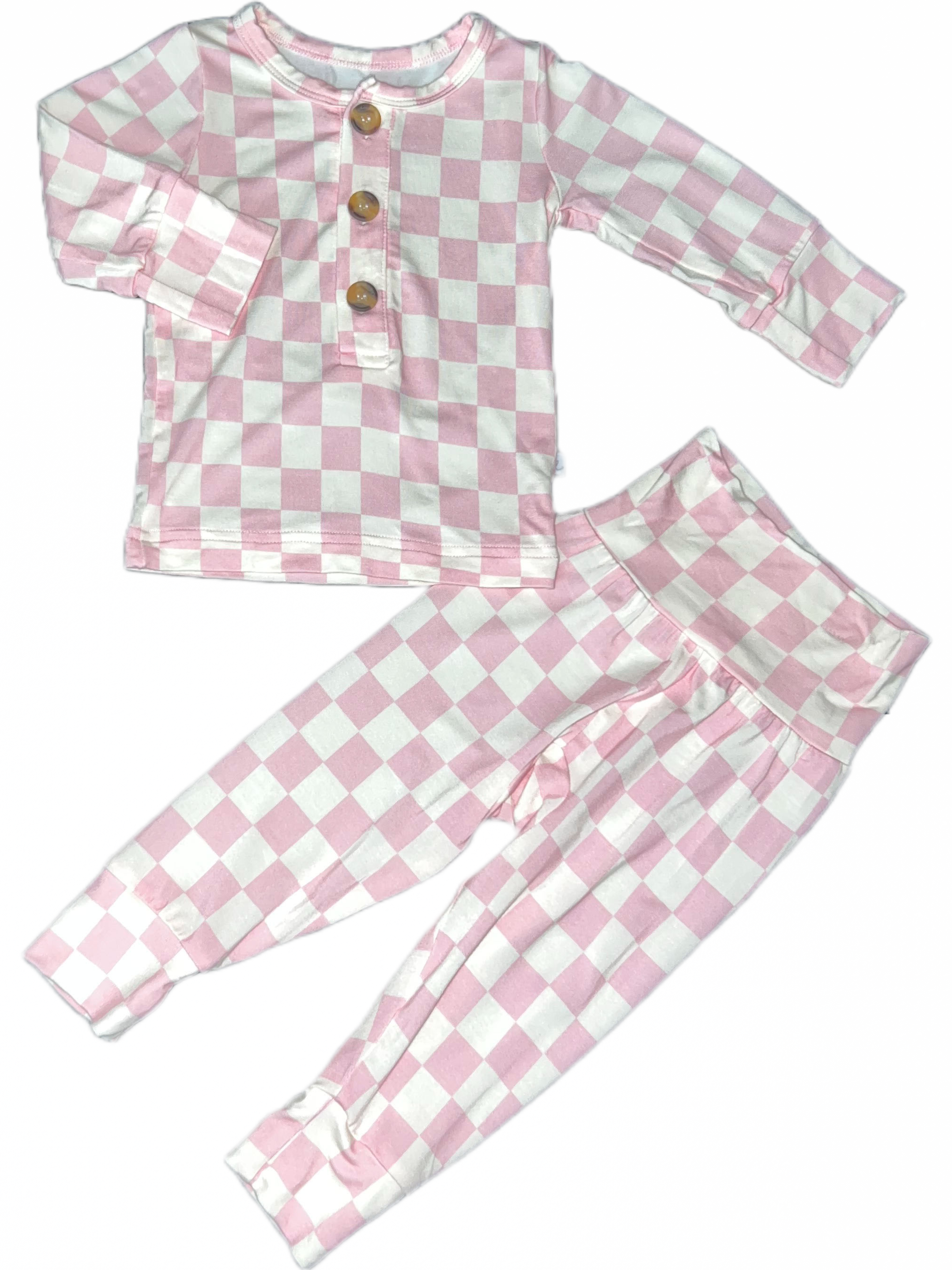 Madden Bubblegum Two Piece Button Down Set