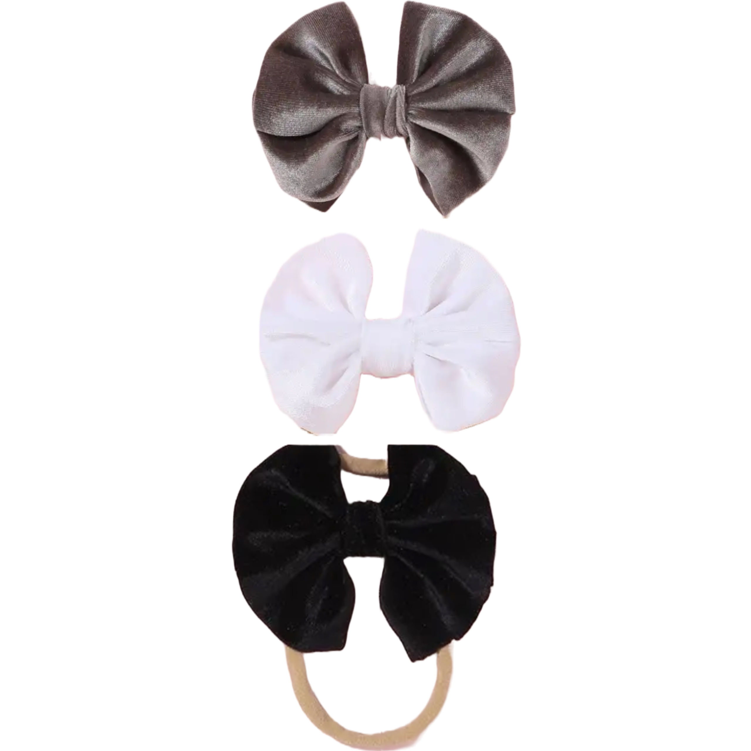 Dark Velvet Headband 3-Pack