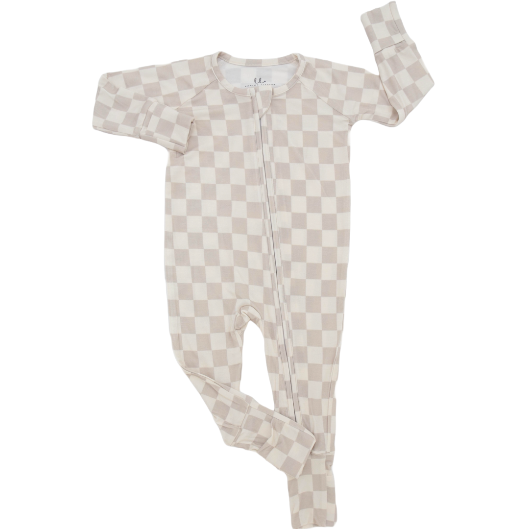 Madden Desert Bamboo Zip Onesie