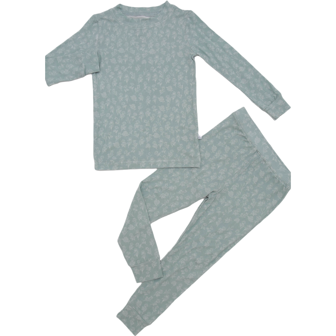Lennon Jade Long Sleeve and Pants Pajama Set