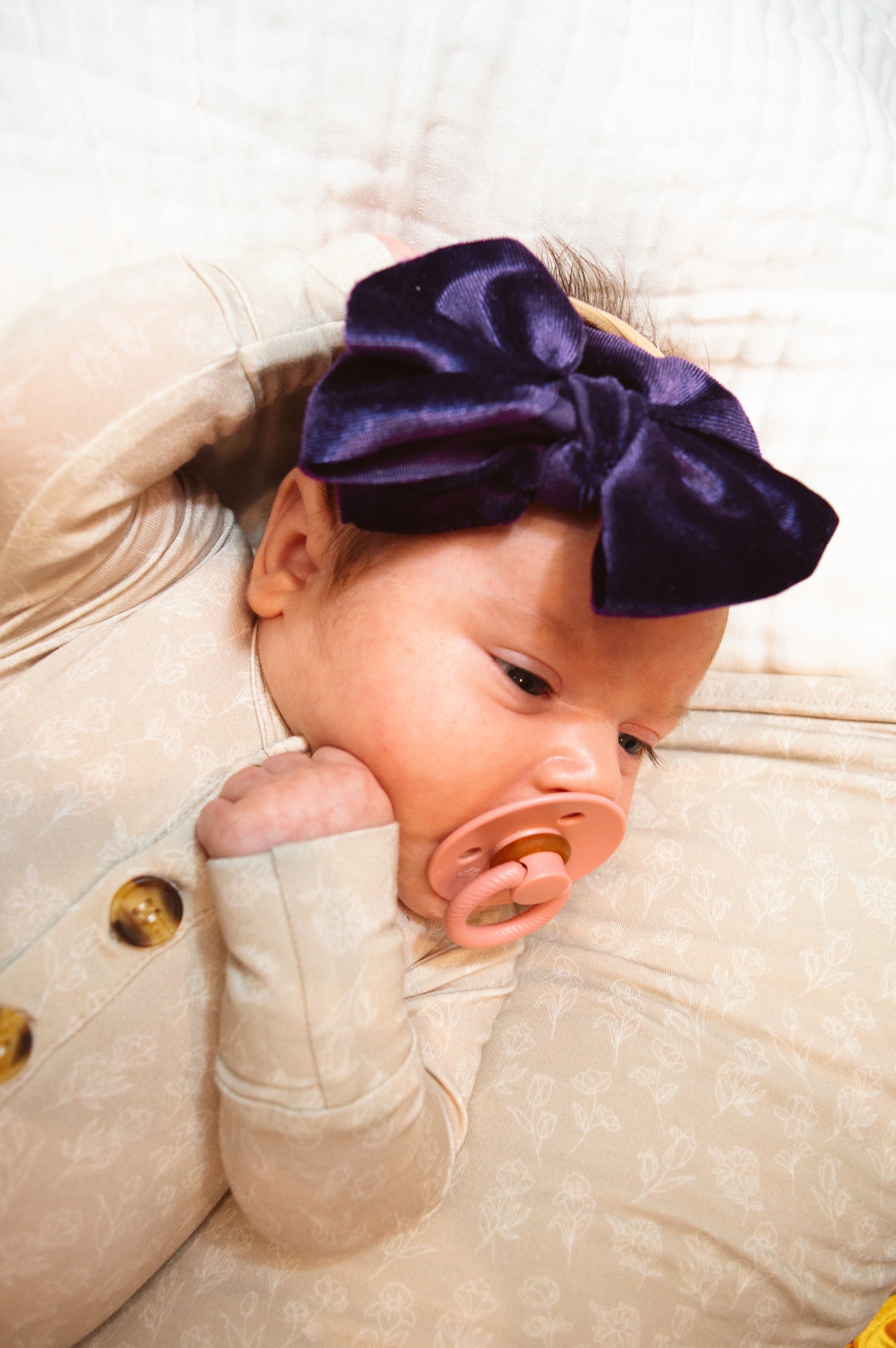 Purple Velvet Headband 3-Pack