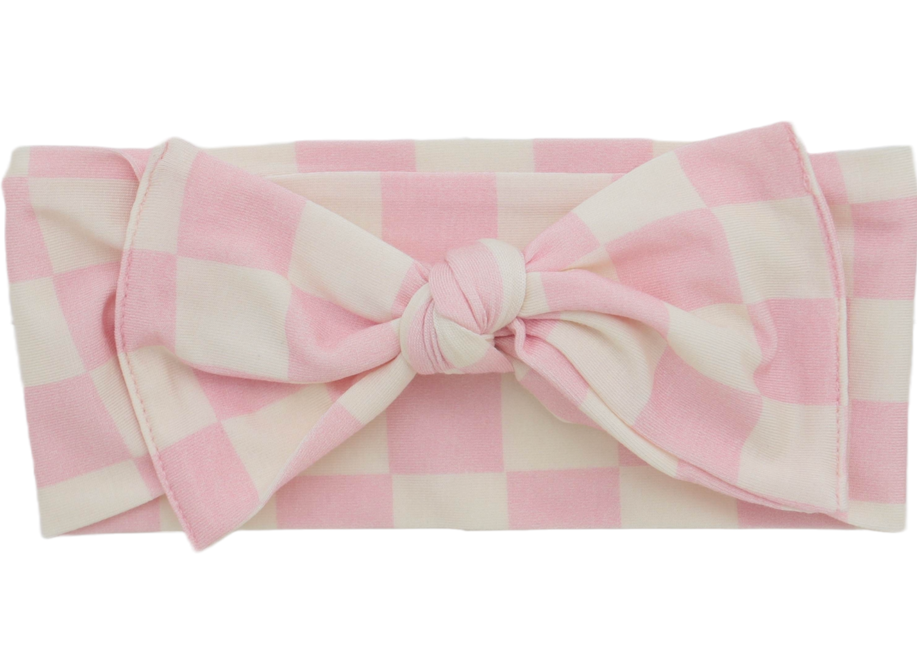 Madden Bubblegum Welcome Baby Bundle Set: Blanket, Headband, Knotted Gown