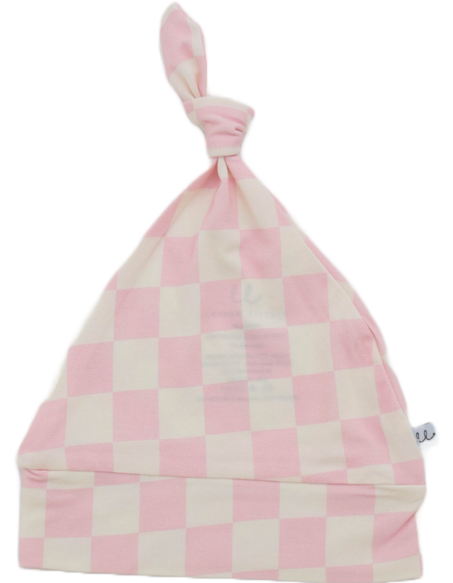 Madden Bubblegum Welcome Baby Bundle Set: Blanket, Hat, Knotted Gown