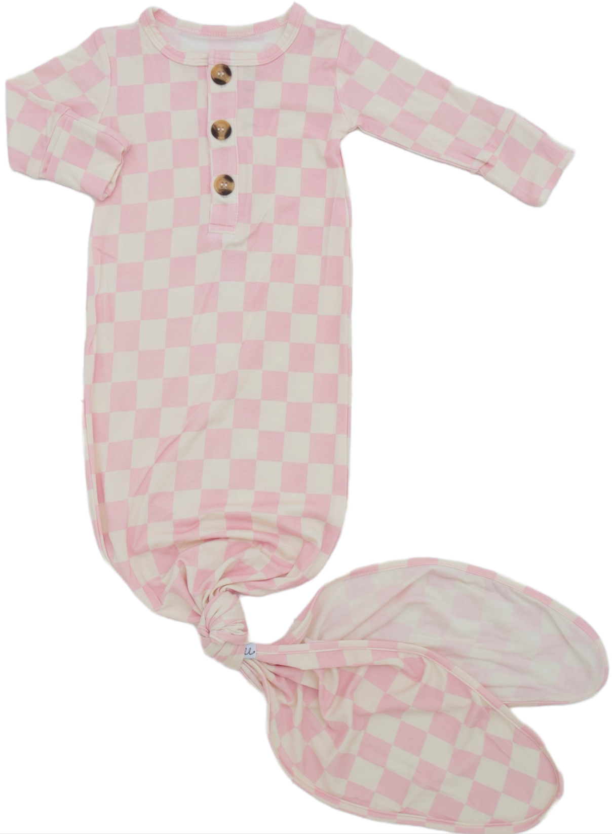 Madden Bubblegum Welcome Baby Bundle Set: Blanket, Hat, Knotted Gown