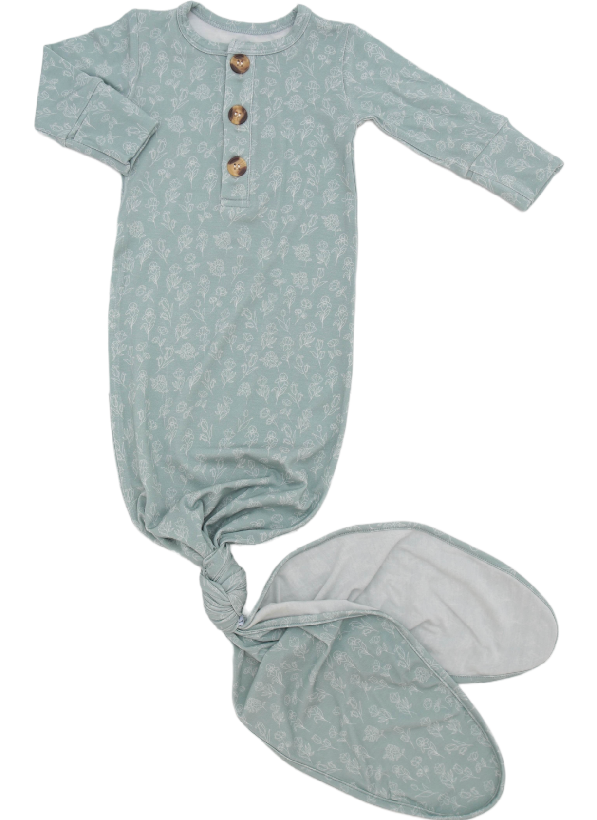 Lennon Jade Welcome Baby Bundle Set: Blanket, Hat, Knotted Gown