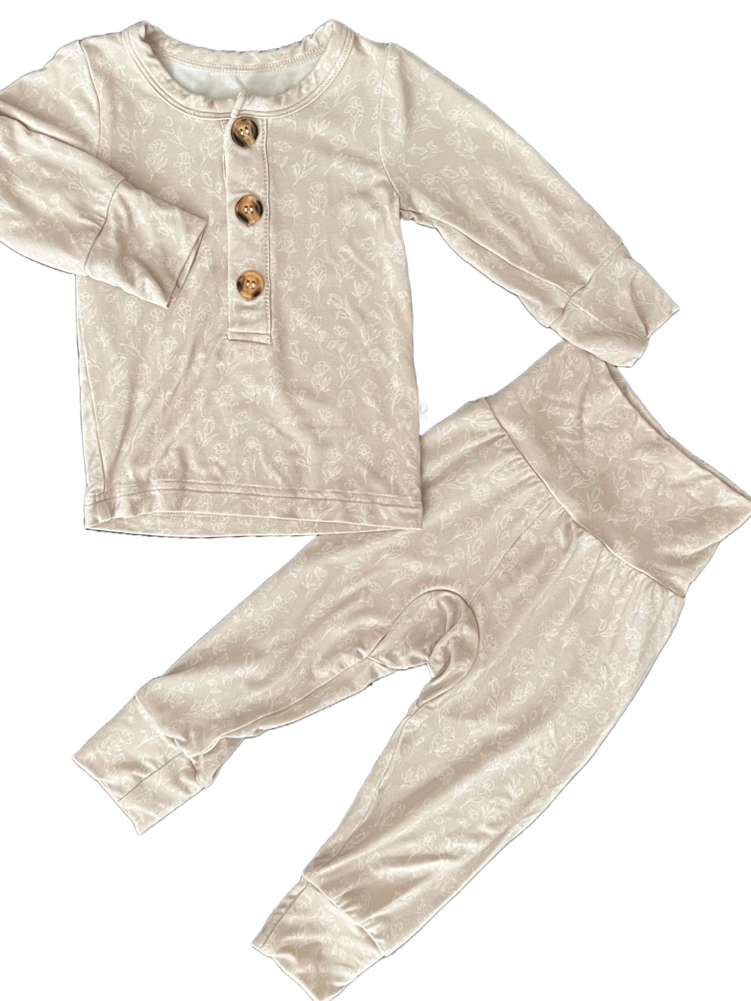 Lennon Desert Two Piece Button Down Set