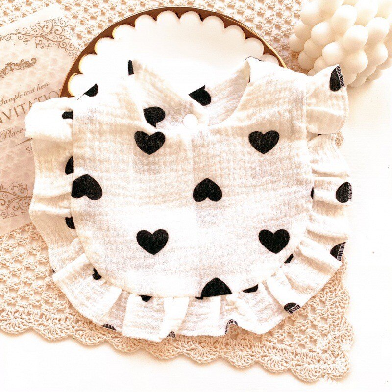 Newborn Bibs with Ruffles