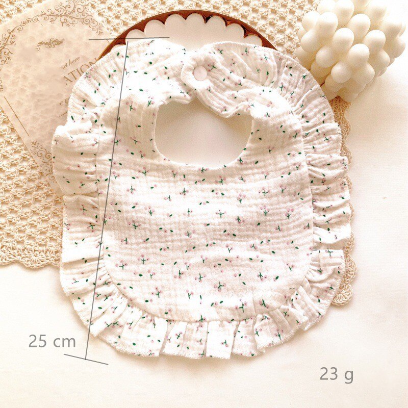 Newborn Bibs with Ruffles