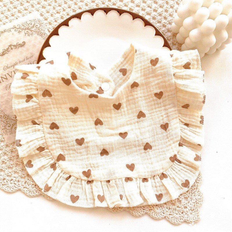 Newborn Bibs with Ruffles