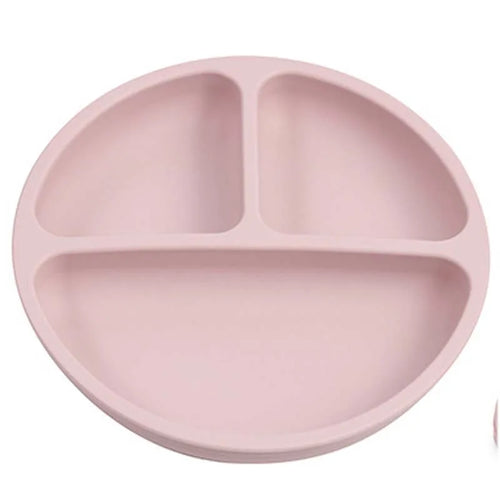 Baby Safe Silicone Dining Plate with Suction