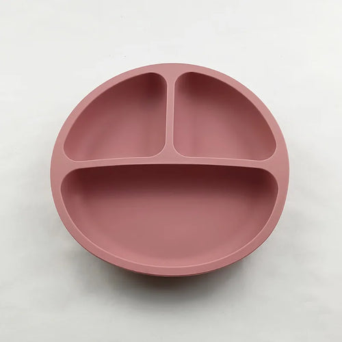 Baby Safe Silicone Dining Plate with Suction