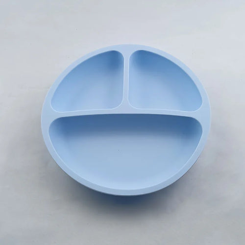 Baby Safe Silicone Dining Plate with Suction