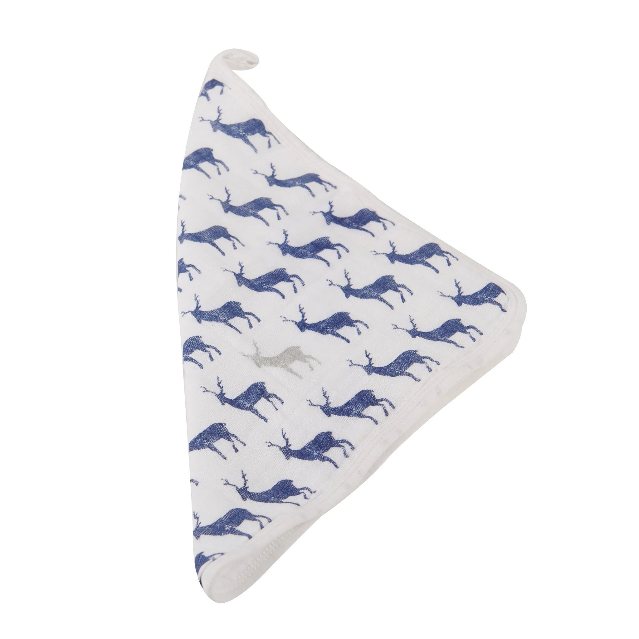 Blue Deer Cotton Washcloth Set 3 pack