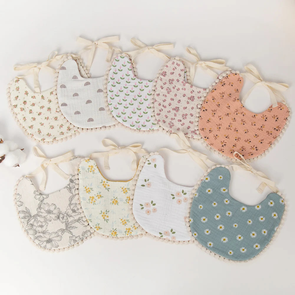 Muslin Cotton Bibs