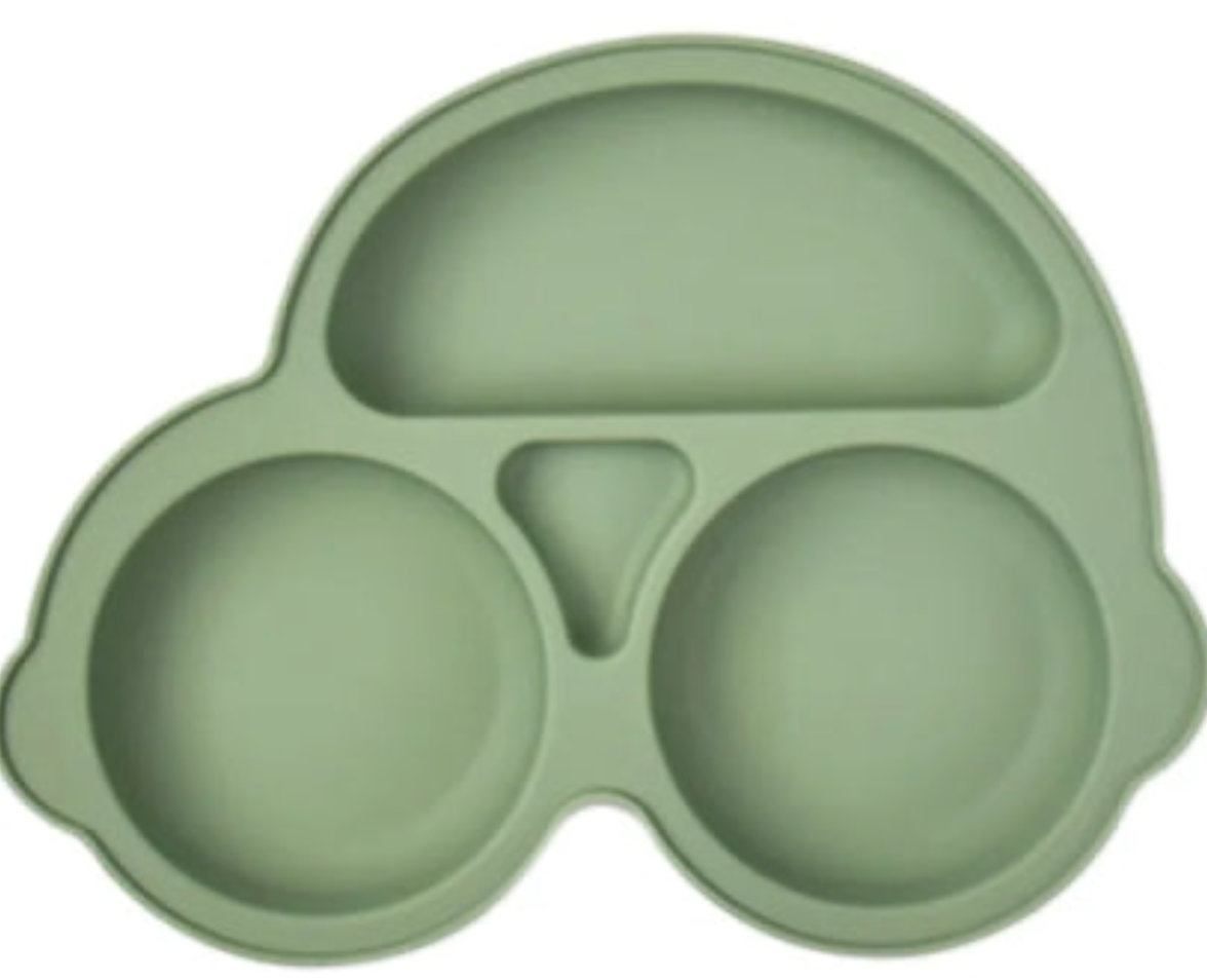 Baby Safe Silicone Dining Plate with Suction