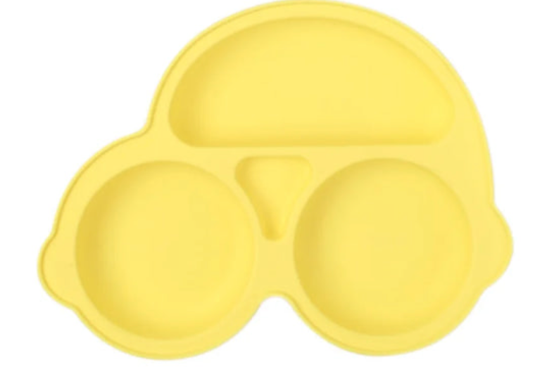 Baby Safe Silicone Dining Plate with Suction