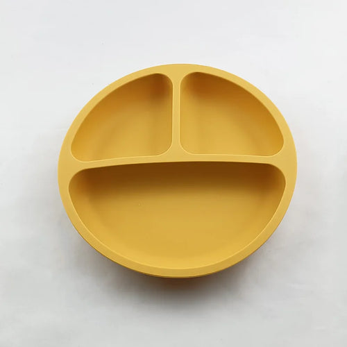 Baby Safe Silicone Dining Plate with Suction